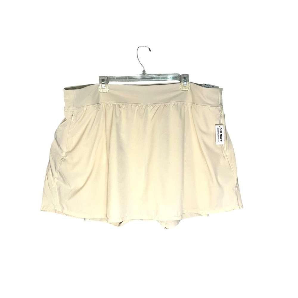 Old Navy NWT Women's Stretch Dry Quick Zip Pockets Golf Pickleball Skort 3x